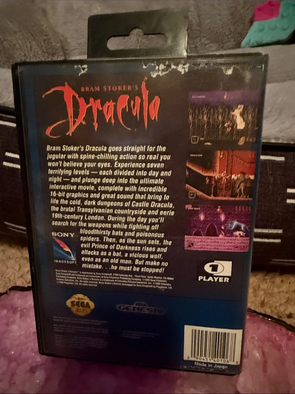 Bram Stoker’s Dracula - SEGA GENESIS - Cartridge Game With Case -